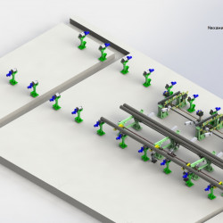 Механизация трубонарезного станка EMAG USC 21-290 